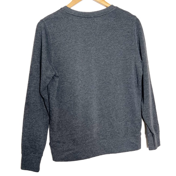 Calvin Klein Women's Charcoal Gray Crewneck Sweatshirt with CK Logo - Picture 12 of 16